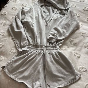 Free people beach hooded romper